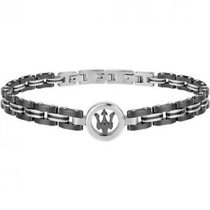 【送料無料】ジュエリー・アクセサリー ブレスレットマセラティマンスチールスチールbracciale maserati uomo jm219aqh13 acciaio acciaio