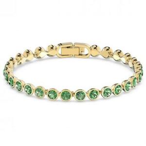 【送料無料】ジュエリー・アクセサリー スワロフスキーブレスレットグリーンメタルbracciale swarovski donna 5555824 lega metallica verde