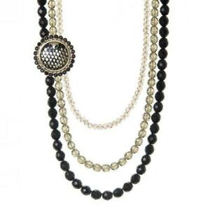 【送料無料】ジュエリー・アクセサリー ソディニレディースネックレスブラックパールcollana sodini donna 550331d perle nero