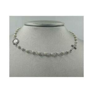【送料無料】ジュエリー・アクセサリー ネックレスウーマンシルバーシルバーパールcollana mediterraneo donna mi11pac01 argento argento perla