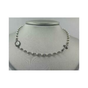 【送料無料】ジュエリー・アクセサリー ネックレスウーマンシルバーシルバーパールcollana mediterraneo donna mi11ptc01 argento argento perla