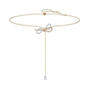 【送料無料】ジュエリー・アクセサリー スワロフスキーネックレスメタルローズゴールドcollana swarovski donna 5447082 lega metallica oro rosa