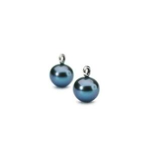 【送料無料】ジュエリー・アクセサリー トロルビーズビーズインシルバーラウンドピーコックパールドロップレフtrollbeads bead in argento  gocce di perla pavone rotonde ref tagea00096