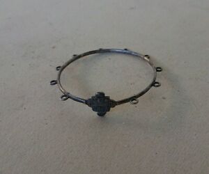 【送料無料】ジュエリー・アクセサリー ブレスレットアンアルジェントクロワバスクビジューペイバスクアンシアンbracelet en argent croix basque, bijoux pays basque ancien