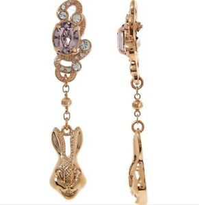 【送料無料】ジュエリー・アクセサリー ロンドンローズゴールドラビットドロップイヤリングmawi london rose gold rabbit drop earrings