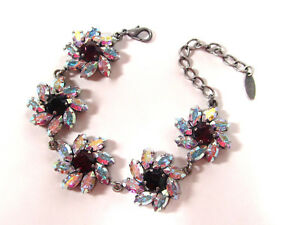 【送料無料】ジュエリー・アクセサリー ソーホーRフローラブレスレットシャトルクリスタルオーロラボレアルsoho R bracciale flora fioritura fiori lucidata navette cristalli aurore boreale