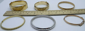 【送料無料】ジュエリー・アクセサリー ヴィンテージゴールドメッキブレスレット6 vintage placcato in oro bracciali usato condizione, come si vede nelle foto