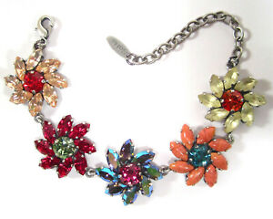 【送料無料】ジュエリー・アクセサリー ソーホーRフローラブレスレットクリスタルカラフルボヘミアシャトルsoho R bracciale flora fioritura fiori lucidata navette cristalli bohemia colorato