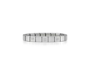 【送料無料】ジュエリー・アクセサリー イコンスチールブレスレットノミネート￡nomination bracciale in acciaio ikon cz rrp ￡ 115