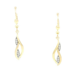 【送料無料】ジュエリー・アクセサリー シルバースターリングゴールドメッキペンダントイヤリングorecchini pendenti di 925 argento sterling placcato oro