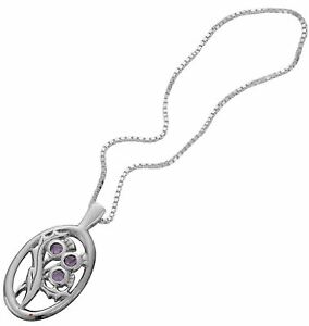 【送料無料】ジュエリー・アクセサリー シルバースターリングシスルアメジストトリプルオーバルセットペンダントargento sterling cardo ametista triplo set ovale ciondolo 30mm