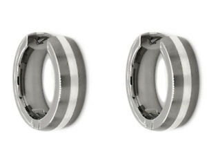 【送料無料】ジュエリー・アクセサリー チタンジッパークレオレンオーリンジシルバーインサートoohringe cernieracreolen al titanio con inserto argento o12mm 90043