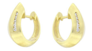【送料無料】ジュエリー・アクセサリー シャルニエクレオレンスターリングギルドシルバージルコンズscharniercreolen 925 sterlingargento dorato con zirconi 426001