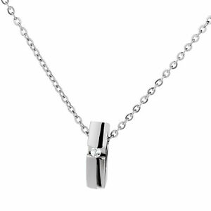 【送料無料】ジュエリー・アクセサリー デザインコリアーネックレスブリリアントステンレススチールパールチェーンdesign serio collier collana k741 acciaio inox brillante 0,016 perle catena ak5
