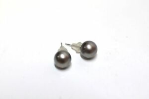 【送料無料】ジュエリー・アクセサリー タヒチカラーシルバーピアラインウーマンパールボタンイヤリングpearline donna perleorecchini a bottone a tahiti coloriargento 18fb7475201