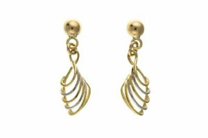 送料無料 アンティーク ジュエリー 装身具 ゴールドカラードロップイヤリング9ct Oro 2 Colore Filigrana Orecchini A Goccia Arcprimarycare Co Uk