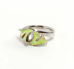 【送料無料】ジュエリー・アクセサリー シルバーリングイチョウ9901115 925er anello argento ginkgo gr54