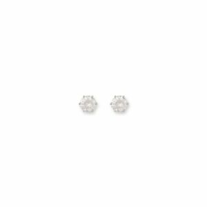 【送料無料】ジュエリー・アクセサリー ゴールドホワイトゴールドクローセットダンイヤリングジルコン9ct oro bianco oro 6mm set artiglio orecchini a perno con zirconi 25,906円