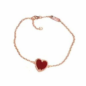 【送料無料】ジュエリー・アクセサリー シルバースターリングサルドニックスハートブレスレットラブベストdonna 925 argento sterling sardonyx cuore braccialetto love miglior regalo per 27,365円
