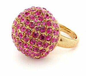 【送料無料】ジュエリー・アクセサリー オスカーデラレンタパヴァフクシアリングローズゴールドnuovo oscar de la renta palla pave anello fucsia rosa oro