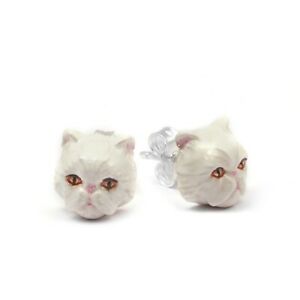 【送料無料】ジュエリー・アクセサリー フィーバーイヤリングペルシャシルバーイヤリングシルバーcat fever orecchini persiano argento 925 gatto gatti earrings silver
