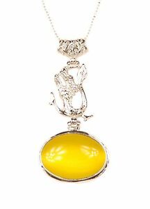 【送料無料】ジュエリー・アクセサリー ジェムストーンペンダントメッシュチェーンネックレスconmigo ns10010 giallo gem stone ciondolo con collana catena mesh 3mm 27,286円