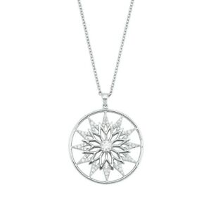 【送料無料】ジュエリー・アクセサリー オリバージュエルシルバーネックレスジルコニスノーフレークsoliver jewel donna collana argento zirconi fiocchi di neve 2028517