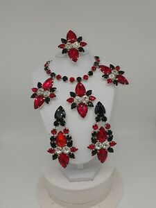 【送料無料】ジュエリー・アクセサリー ブリングブリングリングブラックレッドライトセットコンプリートblingblingbling uk nero rosso e chiara set completo