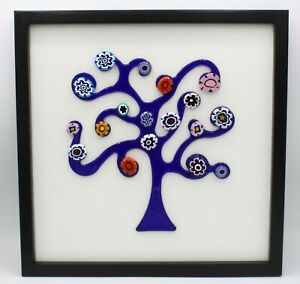 【送料無料】ジュエリー・アクセサリー イタリアオブライフムリーヌムラーノガラスquadro albero della vita murrine vetro di murano made in italy 29,585円