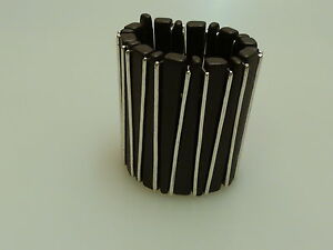 【送料無料】ジュエリー・アクセサリー デザイナーブレスレットウッドメタルサイズセンチブレスレットinsolita designer bracciale legno metallo 291,6 taglia larghezza 9 cm huge bracelet