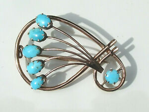 【送料無料】ジュエリー・アクセサリー ベルブロッシュアンシエンヌエンローズアベックターコイズbelle broche ancienne en or rose 14k 5851000 avec turquoise