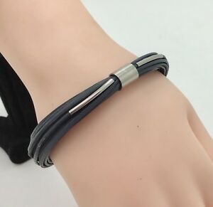 【送料無料】ジュエリー・アクセサリー トーハムデザイングレーレザーストリングブレスレットtohum design grigio cuoio stringa bracciale, 718cm