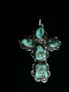 【送料無料】ジュエリー・アクセサリー クロワアメレンディアンナバホアージェントターコイズポイドcroix ameriendien navajo argent turquoise? poids 17 gr