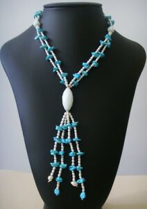 【送料無料】ジュエリー・アクセサリー ナチュラルパールターコイズホワイトアゲートネックレスcollana donna con perle naturali, turchese e agata bianca
