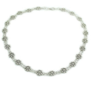 【送料無料】ジュエリー・アクセサリー ハニカムネックレスサルデーニャcollana girocollo donna filigrana sarda in argento a fiore tondo a nido dape