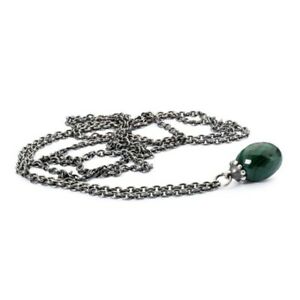 【送料無料】ジュエリー・アクセサリー ファッショントロルビーズシルバーネックレスマラカイトmoda trollbeads collana d argento con malachite 70 cm tagfa00035
