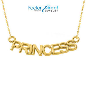 【送料無料】ジュエリー・アクセサリー イエローゴールドプリンセスペンダントネックレス14k oro giallo principessa collana con ciondolo