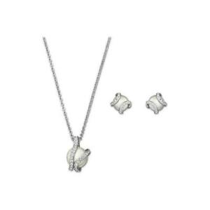 【送料無料】ジュエリー・アクセサリー スワロフスキーレディースネックレスシルバーメタルcollana swarovski donna 1081922 lega metallica argento