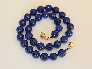 【送料無料】ジュエリー・アクセサリー ナチュラルラピスラズリネックレスグレードビーズnaturale lapislazzuli collana 10mm lapis varie lunghezze grade a 10 mm perline