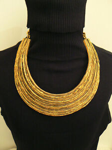 【送料無料】ジュエリー・アクセサリー コリアープラストロンクレアトゥールビチェドベレcollier plastron createur biche de bere
