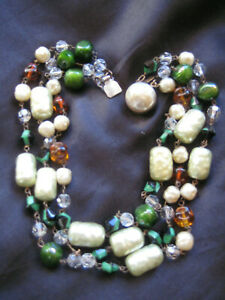 【送料無料】ジュエリー・アクセサリー フランスヴィンテージネックレスサインbella collana vintage firmata made in france