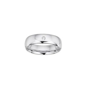 【送料無料】ジュエリー・アクセサリー フレンドシップリングブリリアントステンレススチールanello dellamicizia acciaio inox brillante 0,03ct wsi 6mm bfre9118