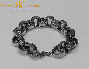 【送料無料】ジュエリー・アクセサリー メンズインチベルチャースターリングシルバーブレスレットmens 85 pollici belcher cast bracciale in argento sterling 925 14 x 6 mm 29g