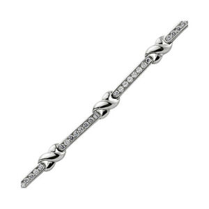 【送料無料】ジュエリー・アクセサリー シルバーインフィニティキステニスブレスレットインチsilver cz infinity baci bracciale tennis 6mm 8 pollici