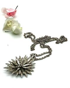 【送料無料】ジュエリー・アクセサリー ヴィンテージメタルフラワーシルバーネックレスリリーペンダントfiore vintage in metallo argento collana ciondolo lilly 38,870円