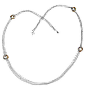 【送料無料】ジュエリー・アクセサリー ネックレスネックレスシルバーペンダントguess collanacollier con ciondolo ubn11128 argentato
