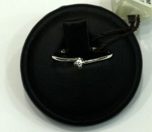 【送料無料】ジュエリー・アクセサリー ホワイトゴールドビビギリングanello bibigi solitario in oro bianco con brillante ct 003 aso555b03