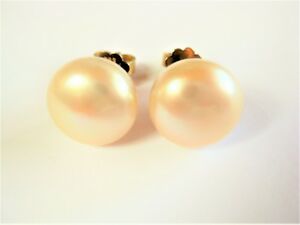 【送料無料】ジュエリー・アクセサリー ゴールドイヤリングビーズorecchini oro 585 con perlina, 4,6 g｜hokushin