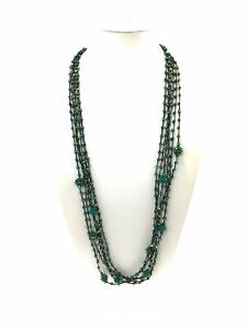 【送料無料】ジュエリー・アクセサリー グリーンマルチワイヤーネックレスアートソディニcollana multifilo verde art 861054b sodini