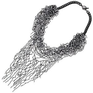 【送料無料】ジュエリー・アクセサリー ビーズクリスタルネックレスオッタヴィアンニビジューcollana con perline e cristalli ottaviani bijoux 500181c
